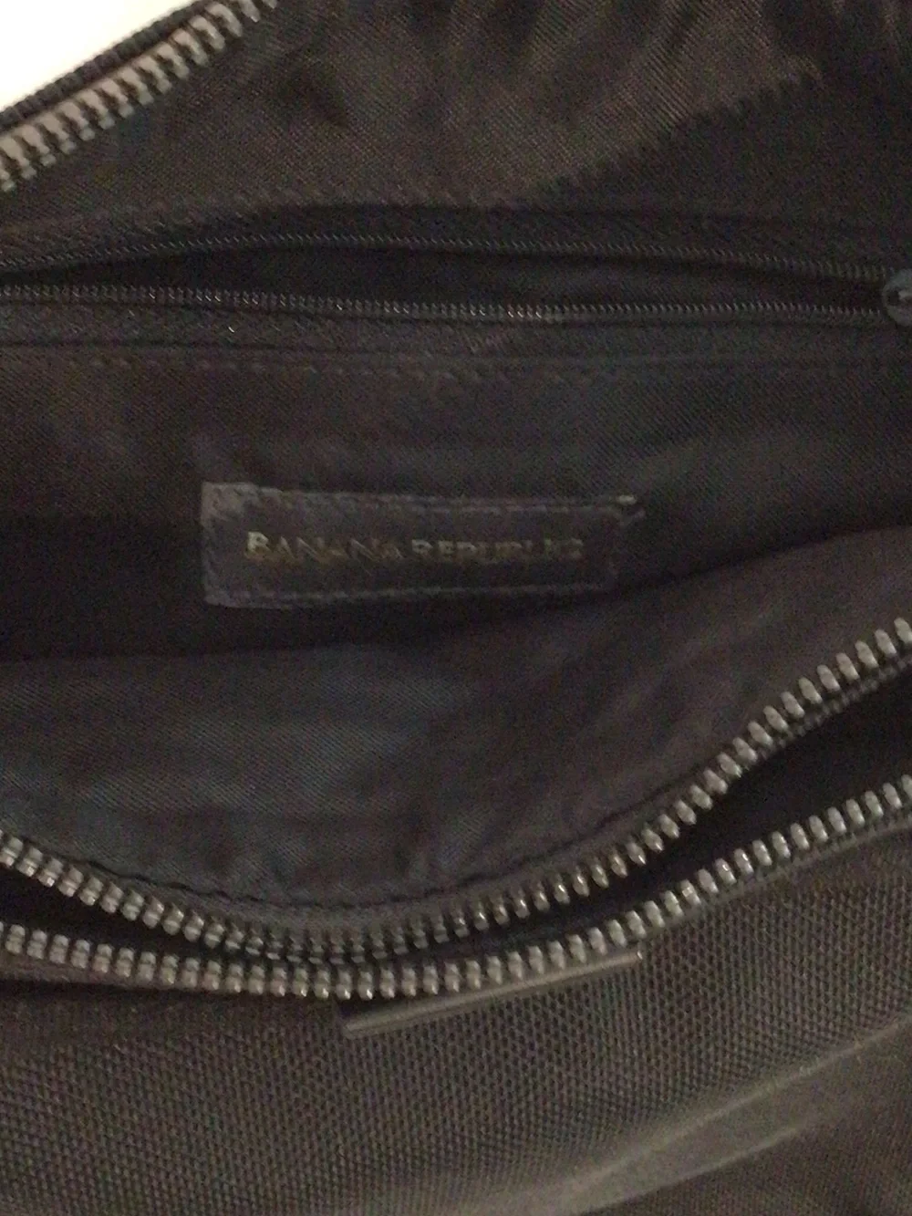 Banana Republic Black Crossbody Messenger Bag